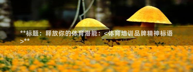 香港富联集团：**标题：释放你的体育潜能：<体育培训