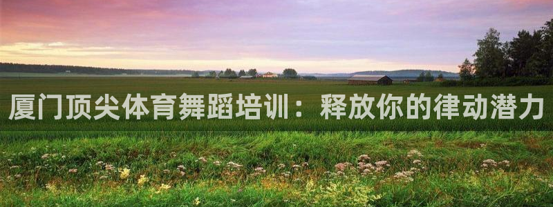 富联平台是什么平台：厦门顶尖体育舞蹈培训：释放你的律