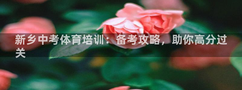 富联平台官网登录不了：新乡中考体育培训：备考攻略，助